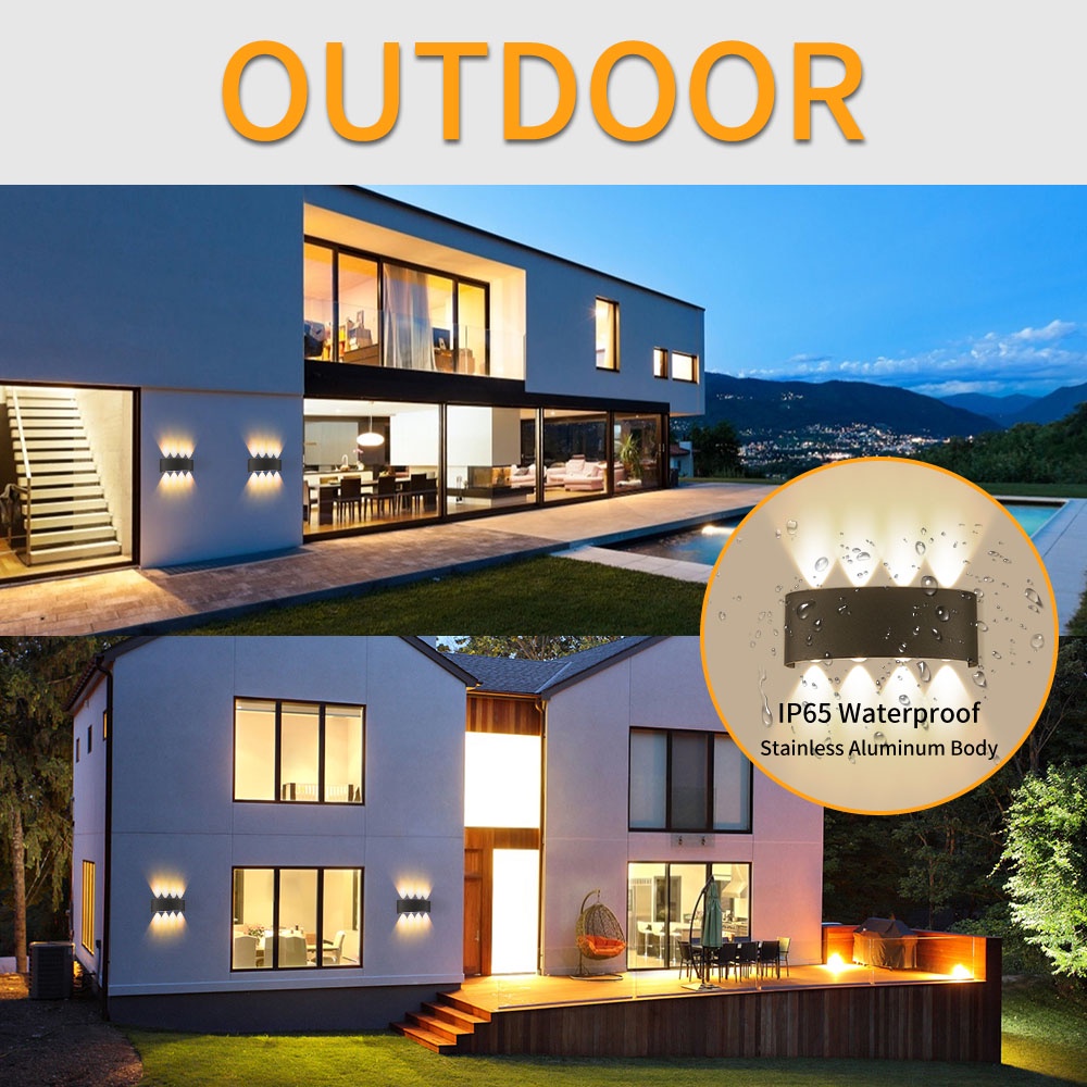 Đèn led Gắn Tường 4w 6w 8w Phong Cách Bắc Âu Hiện Đại