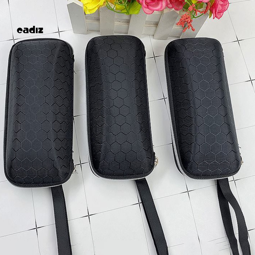 Hộp Đựng Mắt Kính Màu Đen Có Khóa Kéo Tiện Dụng