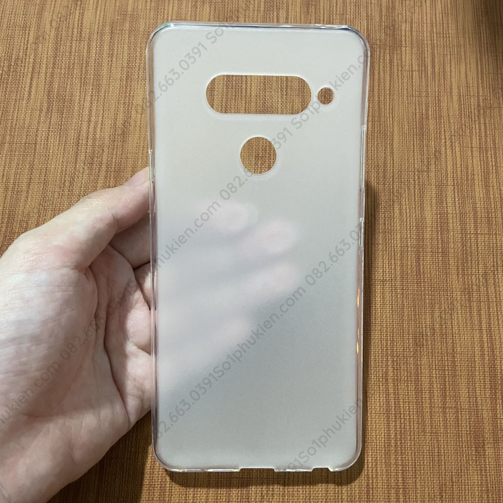 Ốp lưng LG V40 dẻo trong suốt dẻo trắng siêu dẻo, siêu bền