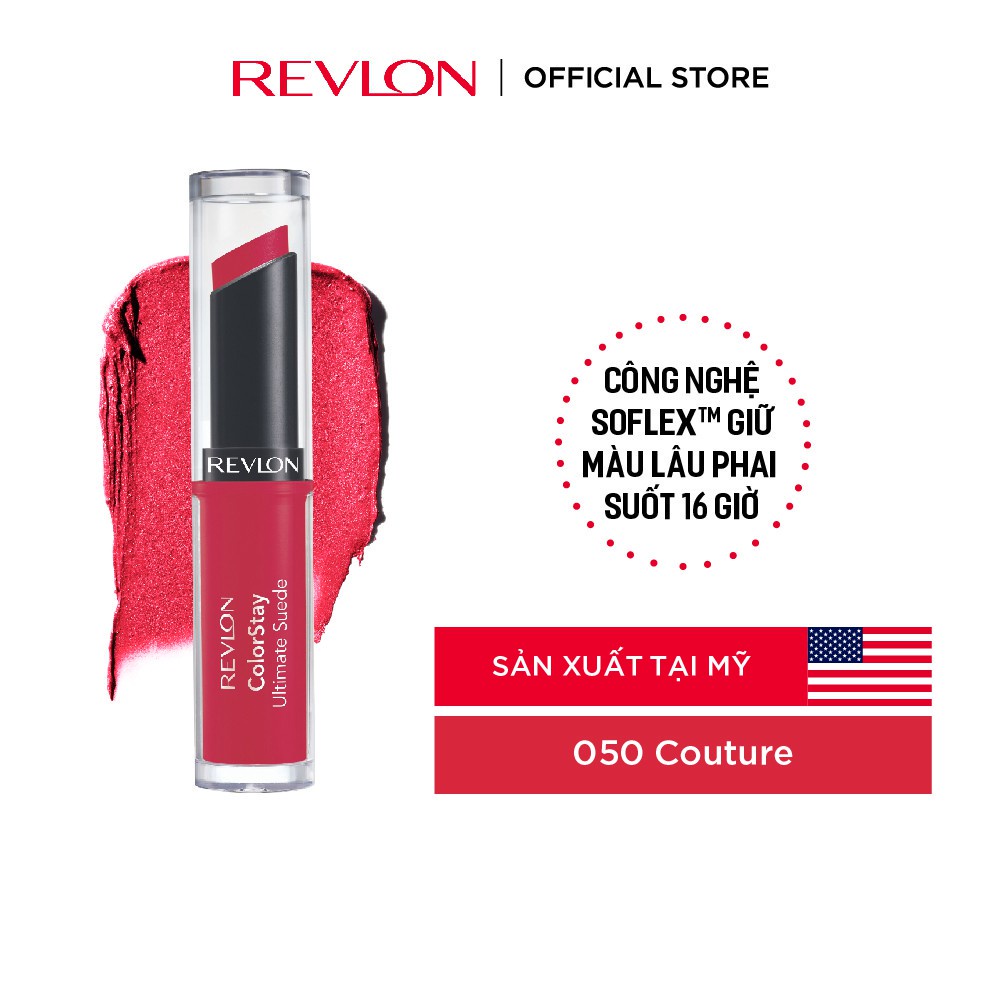 Son kem lâu phai Revlon Colorstay Suede Lipstick 2.55g