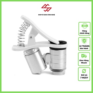 Kính lúp 60X kẹp điện thoại 💗FREESHIP💗 kính lúp soi tem, đồ gốm sứ, thực vật