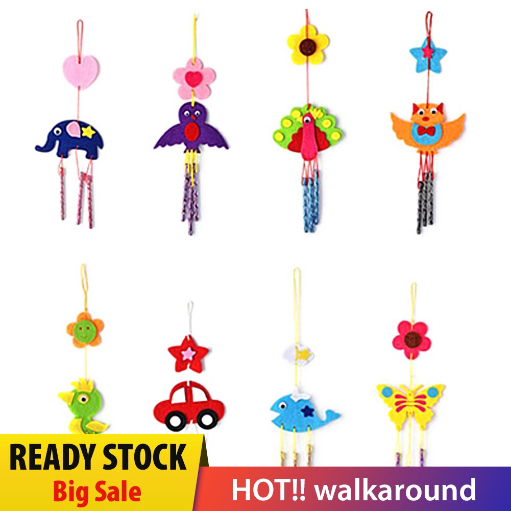 Bộ dụng cụ thủ công làm chuông gió DIY xinh xắn đáng yêu cho bé