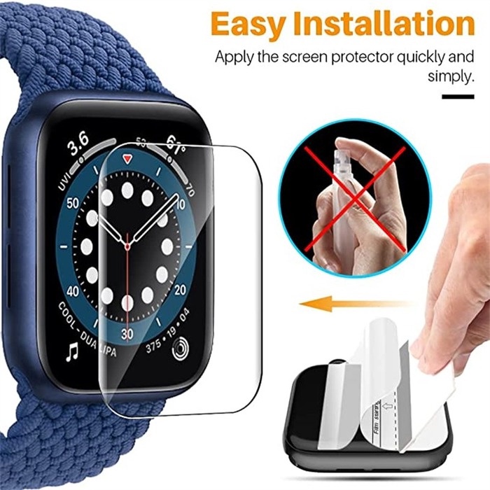 Miếng Dán Màn Hình Trong Suốt Hydrogel Cho iwatch Apple Watch Series Ultra 8 7 49mm 41mm 45mm SE 4 5 6 38mm 40mm 42mm 44mm