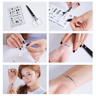 COMBO 30 TỜ HÌNH XĂM DÁN TATOO