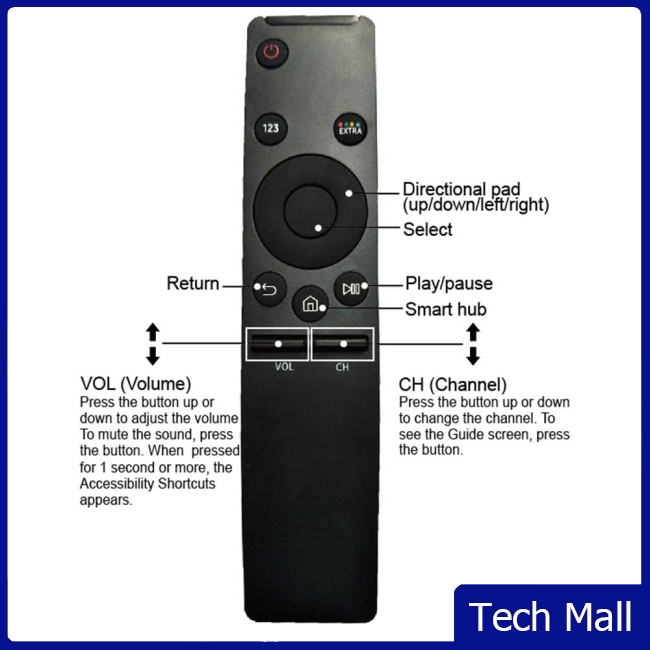 Điều khiển từ xa chuyên dụng thay thế cho TV thông minh Samsung BN59-01259E TM1640 BN59-01259B BN59-01260A