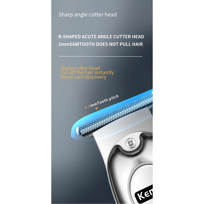 Máy cạo râu Cắt Tóc Cạo Râu Chuyên Nghiệp Kemei 0mm
