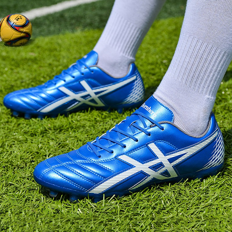 Giày Futsal mới Cổ cao Giày bóng đá Chuyên nghiệp Kích thước: 35-45 AS FG/TF Soccer Shoes Thích hợp cho sân cỏ nhân tạo