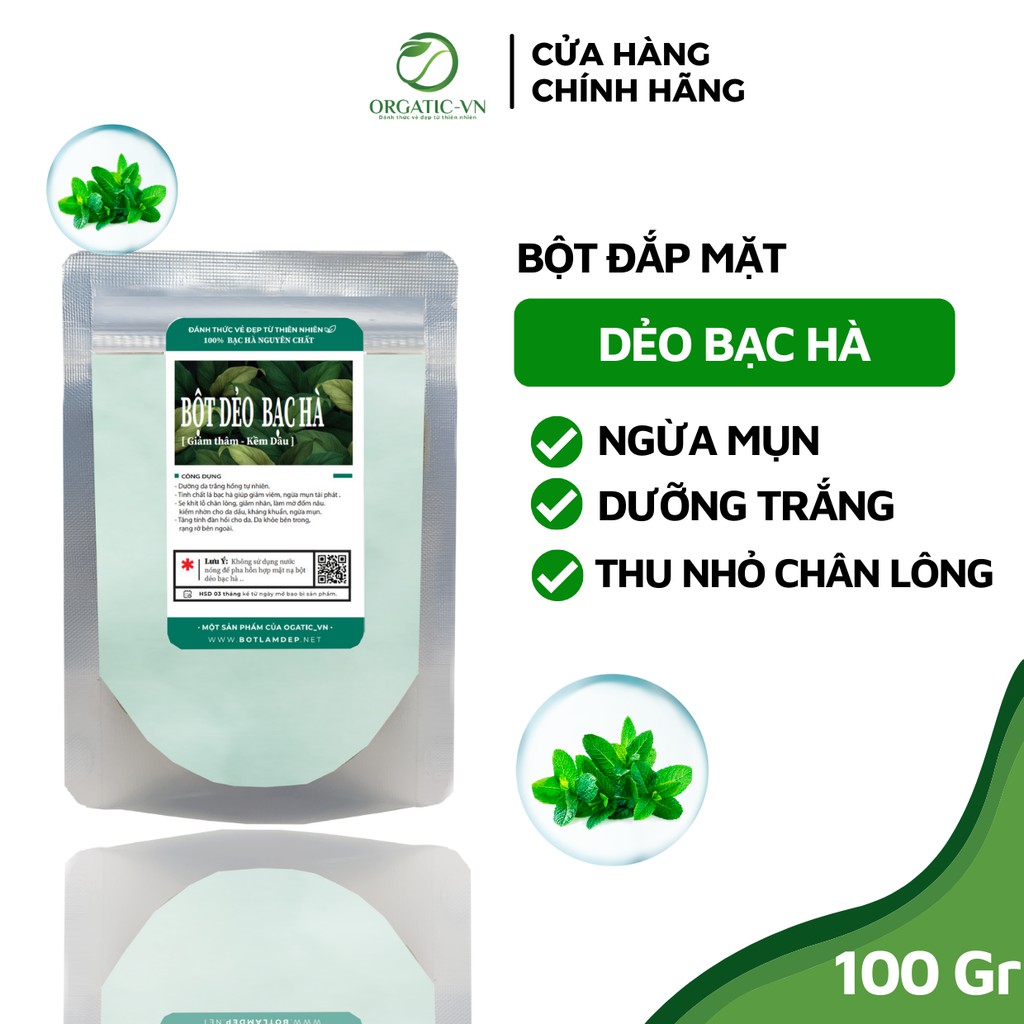 Bột mặt nạ tươi colagen tinh chất bạc hà cao cấp (Mask dẻo) - Handmade - B3.002 | BigBuy360 - bigbuy360.vn