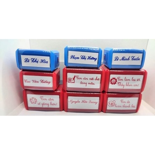 Khắc dấu tên rõ đẹp 1 dòng hoặc 2 dòng , mộc tên khắc theo yêu cầu...