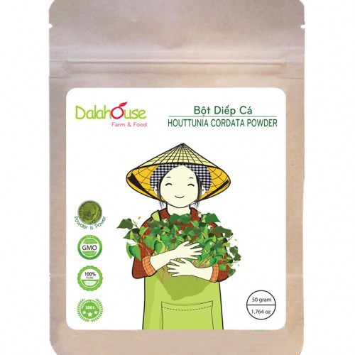 Bột Diếp Cá Dalahouse 100% ngyên chất 50gr.