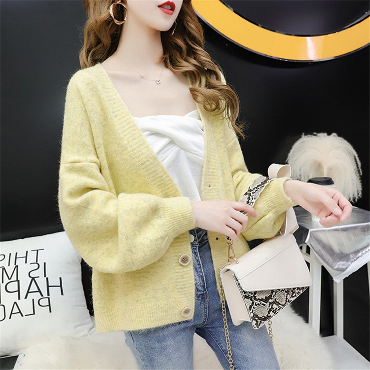 Áo Cardigan khoác len hàng quảng châu cao cấp dáng ngắn | BigBuy360 - bigbuy360.vn