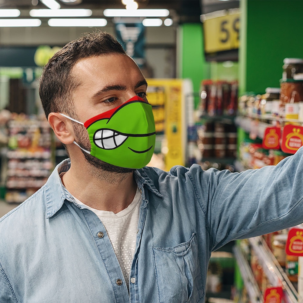 Khẩu trang dễ thương cho bé đáng yêu cute trẻ em vui nhộn Hình Vẽ DRAWN CARTWELL dày 2 lớp kháng khuẩn dành cho nam nữ b