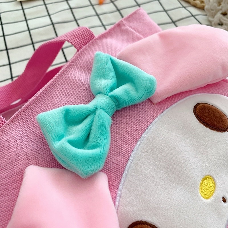 TÚI CANVAS XÁCH TAY HOẠ TIẾT DỄ THƯƠNG