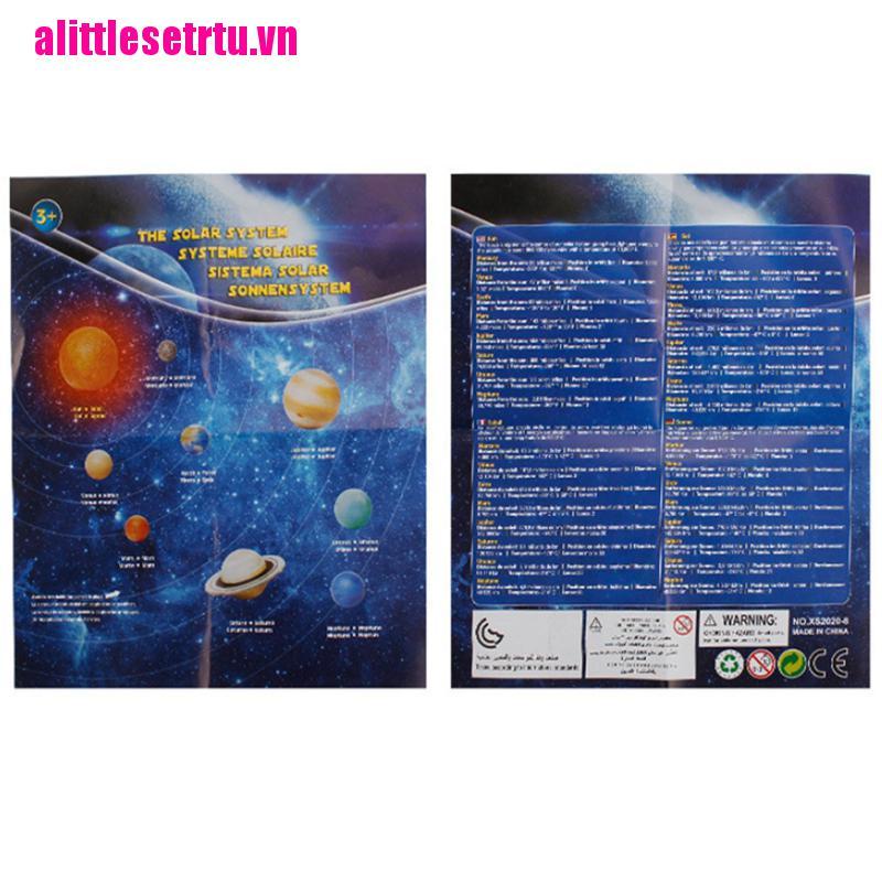 Bộ 9 Mô Hình Hệ Mặt Trời Bằng Nhựa Dùng Trang Trí