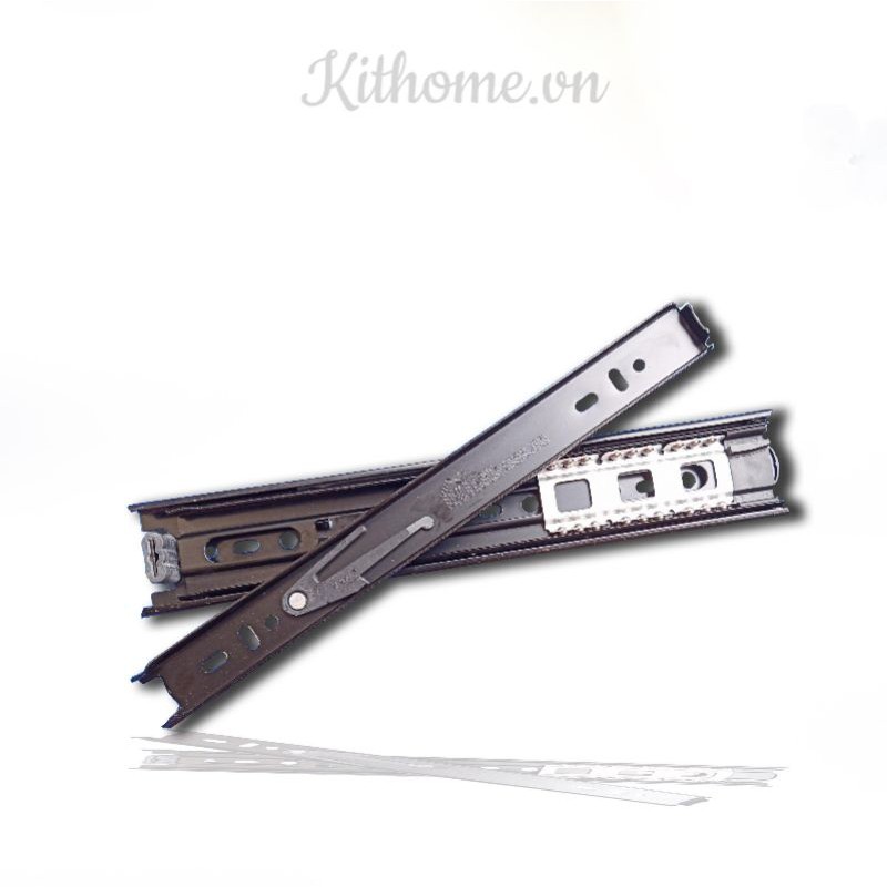 Ray tủ, thanh ray tủ áo, thanh ray tủ bếp, ray bi ngăn kéo 3 tầng dùng trong đồ nội thất