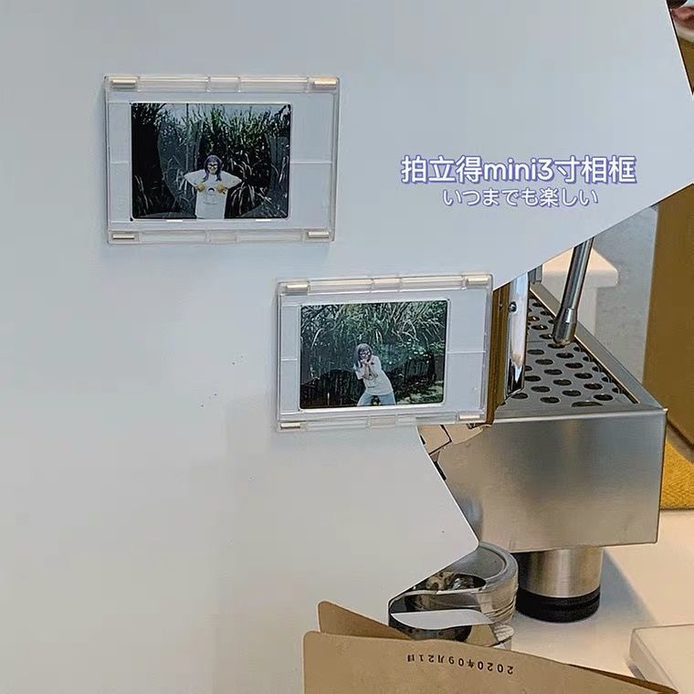 Khung Ảnh Từ Tính mini 3 inch Trong Suốt