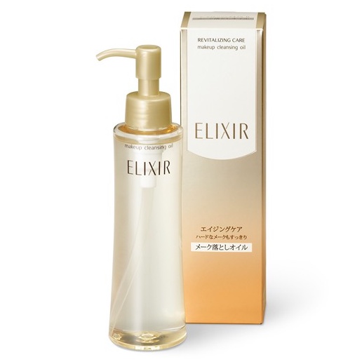 Dầu tẩy trang Shisheido ELIXIR màu vàng - Săn chắc da 50ml - Nhật Bản