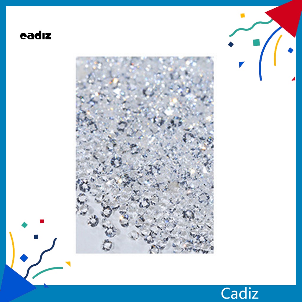 Hộp Đá Kim Cương Giả Nhiều Màu Trang Trí Móng Tay