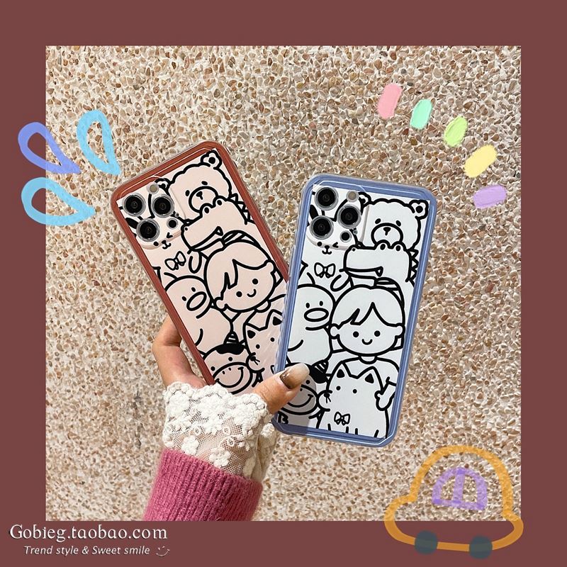 Bộ phim hoạt hình đẹp mặt yêu tinh cho Iphone 12, tào lao 11promax silicon Iphone ex case xsmax Apple XR soft case 8plus