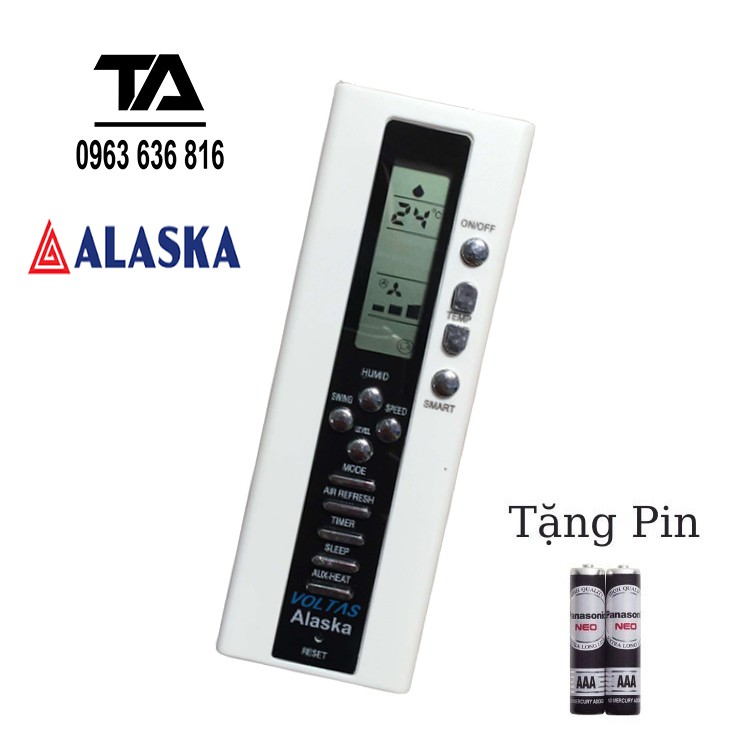 [FREESHIP 50K] ✔ Remote máy lạnh ALASKA - Điều khiển điều hòa ALASKA - HÀNG TỐT