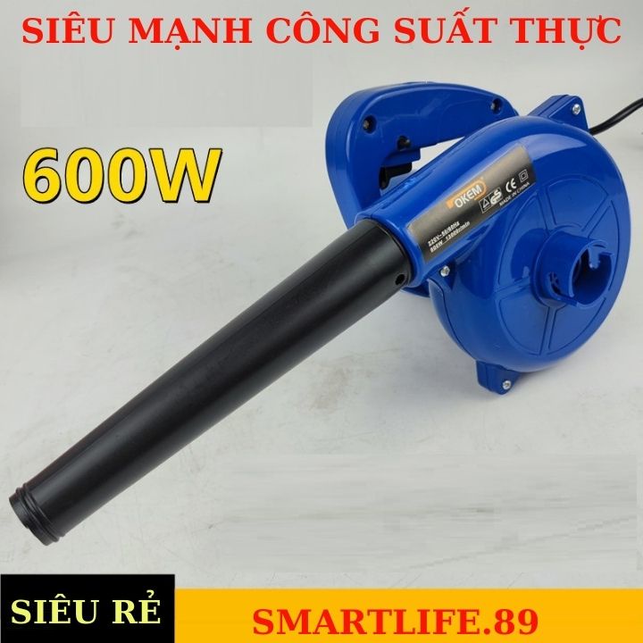 Máy thổi bụi hút bụi cầm tay mini 2 chiều 600w MTB