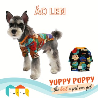 Gyapet Áo len hoạ tiết mặt người cho chó mèo/ thú cưng