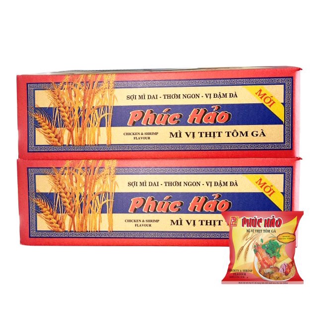 Mì Thịt Tôm Gà - 30 gói - 62 gr