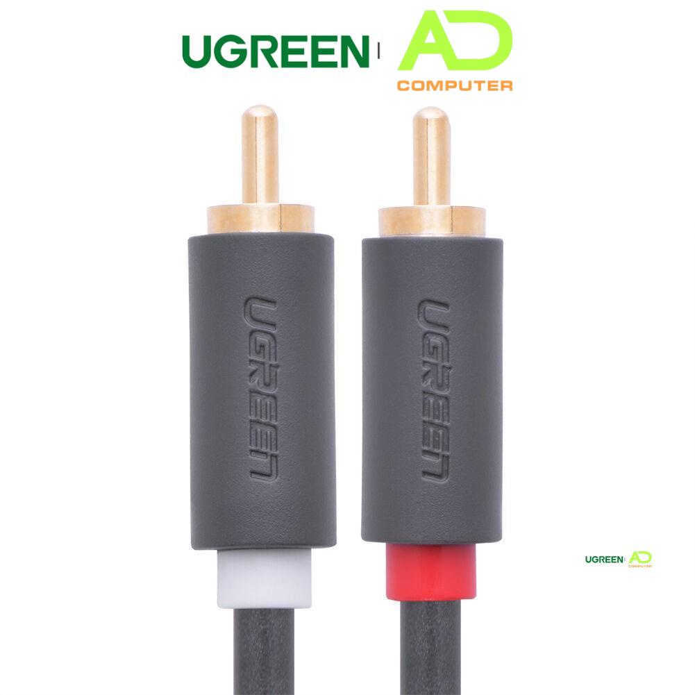 Cáp Audio 2 đầu RCA UGREEN AV104 - Hàng phân phối chính hãng - Bảo hành 18 tháng