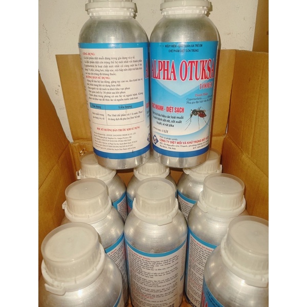 Thuốc muỗi nhúng màn gấp đôi hàm lượng alpha otuksa 100EC