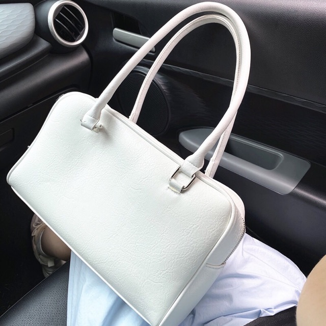 Túi đeo vai form boston da PU