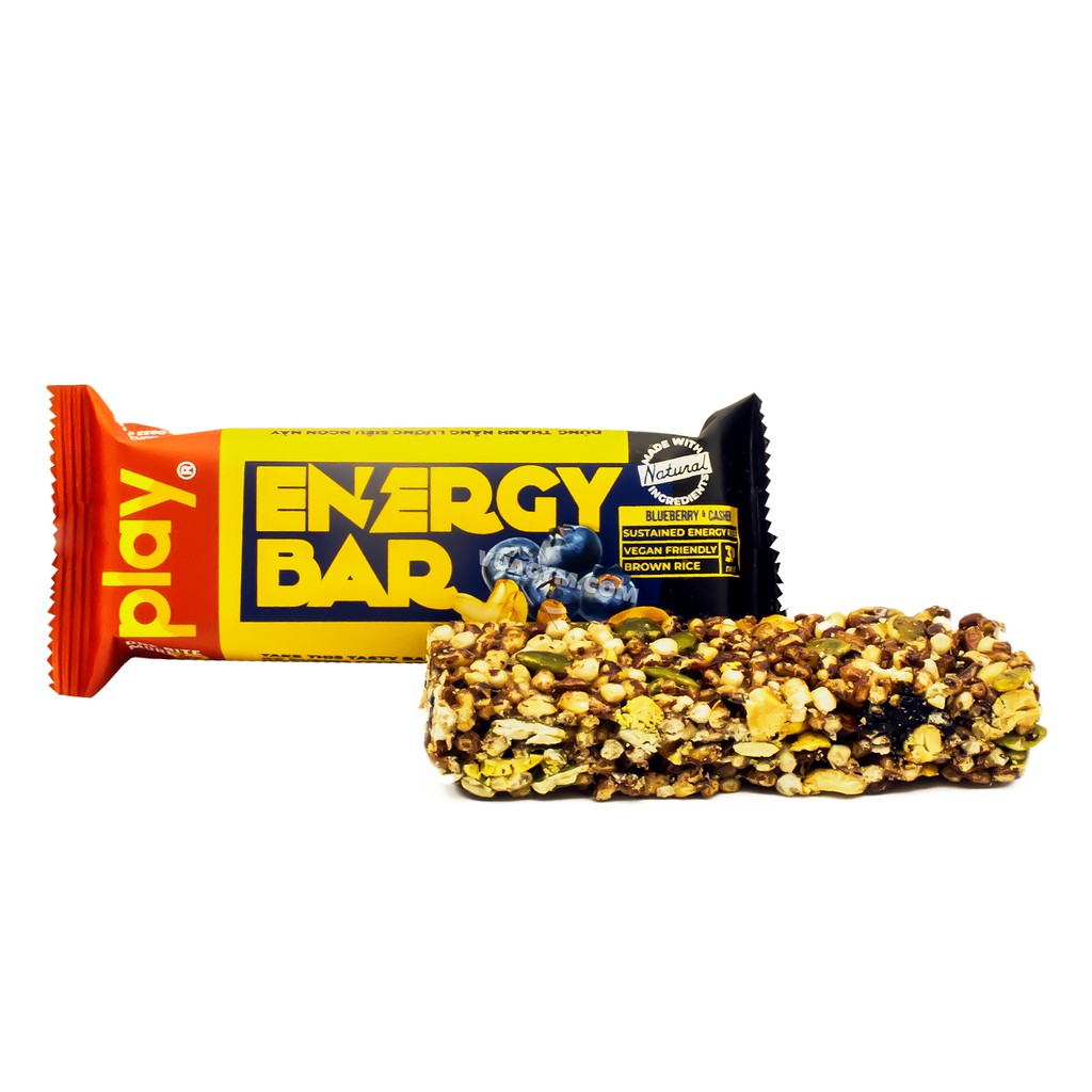 Bánh Năng Lượng Play Nutrition - Energy Bar  - Tăng Sức Mạnh, Hỗ Trợ Thể Chất, Chính Hãng