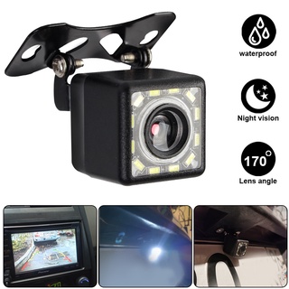 Camera lùi xe hình mắt cá 170° camera hậu có đèn led nhìn ban đêm góc rộng cho ô tô