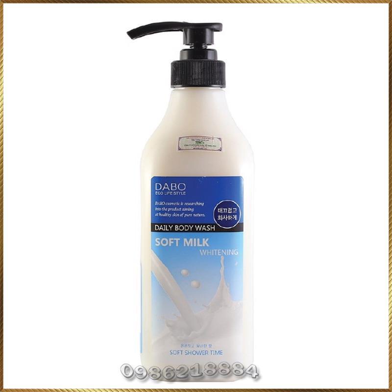 Sữa tắm trắng mịn da Dabo Daily Body Wash hương thơm tự nhiên DDB5