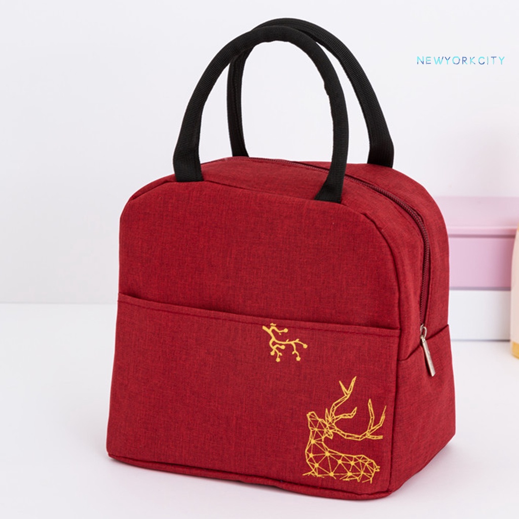 Túi Đựng Cơm Trưa NYC Lá Nhôm Giữ Nhiệt Sức Chứa Lớn