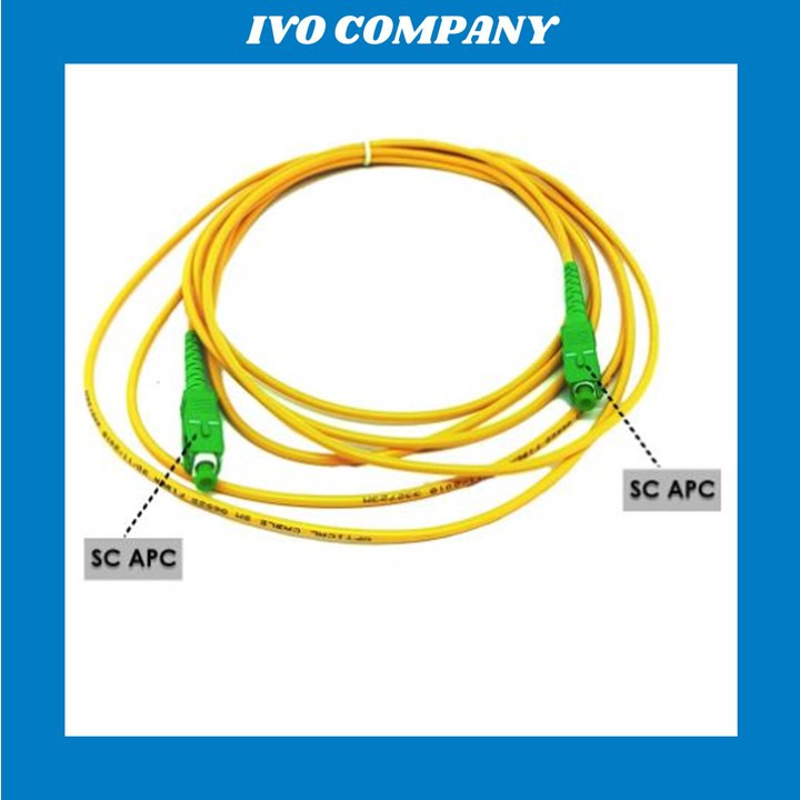 Dây Nhảy Quang Cổng SC-SC Jumper SC-SC APC 4 Mét