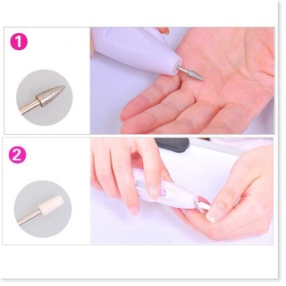 Máy mài móng bằng pin, bấm móng tay