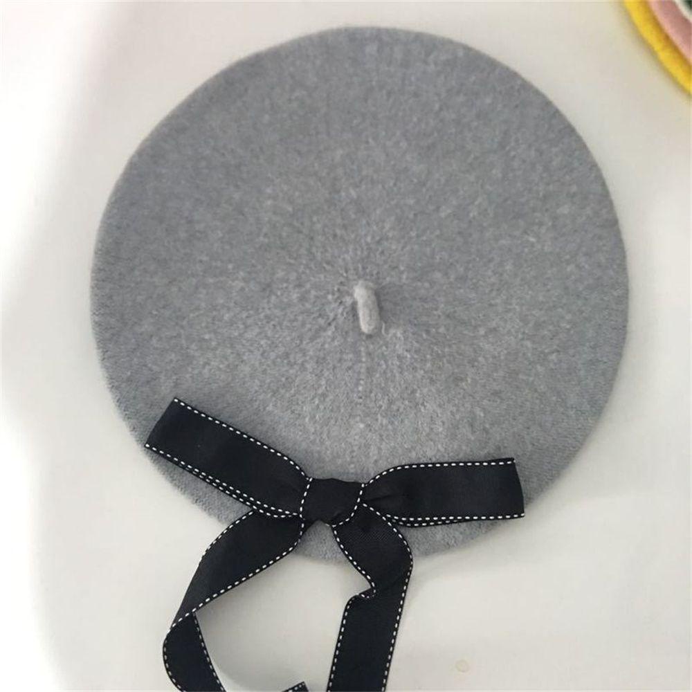 SUSANS Mũ Beret Len Mềm Mại Thời Trang Thu Đông Cho Nam Giới