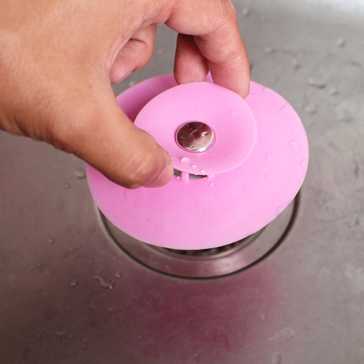 Nắp Silicone Lọc Rác Khử Mùi Cho Bồn Rửa Chén