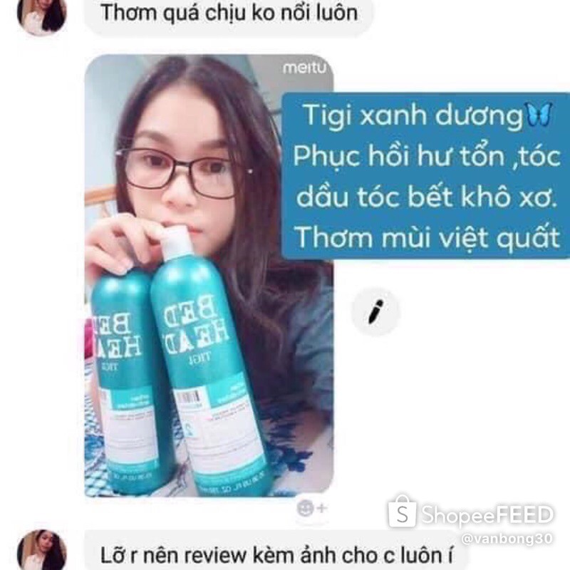 [Chính Hãng] TiGi xanh dương dành cho da đầu dầu tóc bết và gầu ở chân toc