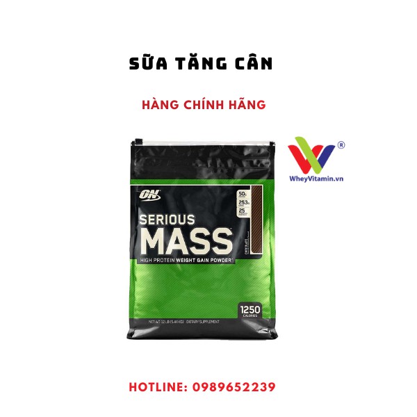 ON SERIOUS MASS 12LBS  - 5.44 Kg - Tăng cân, tăng cơ cho Gym, Yoga, Fitness, thể thao | BigBuy360 - bigbuy360.vn