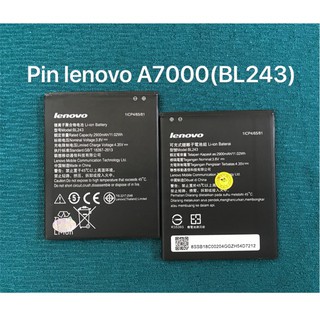 Pin Lenovo A7000 K3 Note BL 243