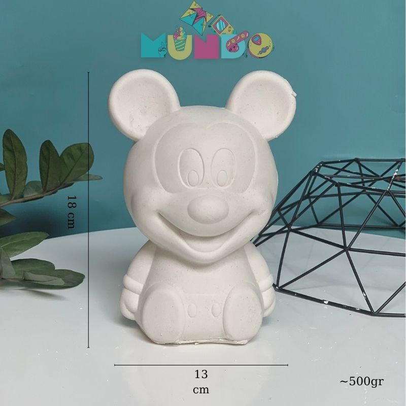 Tượng tô màu cao cấp chọn mẫu SIZE XL MICKEY MOUSE, tượng thạch cao MUNDO