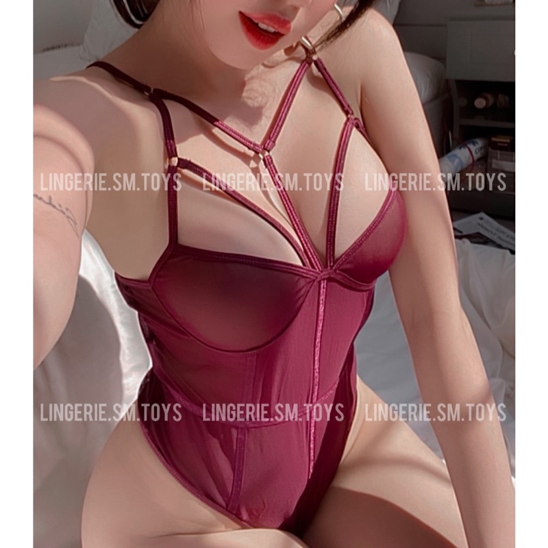 MY9718 Bodysuit Tôn Da Với Cut-out Lạ Mắt Gợi Cảm