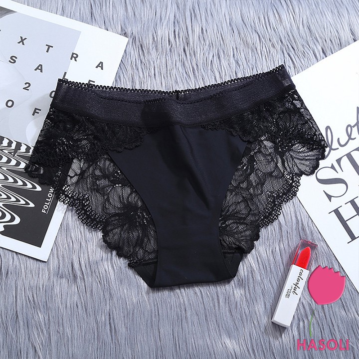 Quần Lót Nữ Su Phối Ren Cao Cấp Sexy Gợi Cảm S18