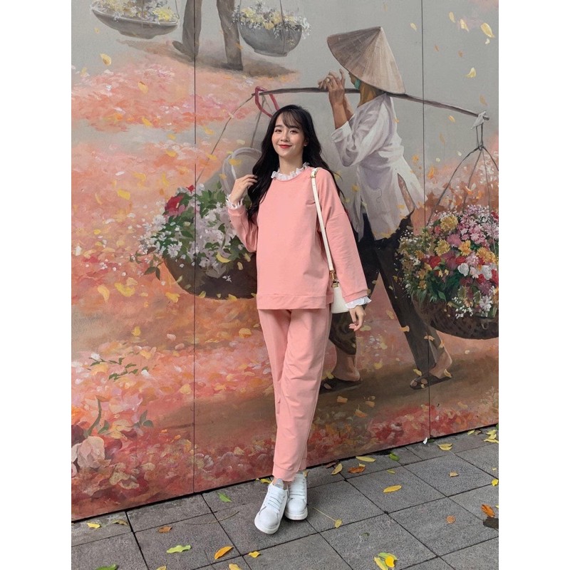 Bộ bầu chất nỉ da cá siêu đẹp