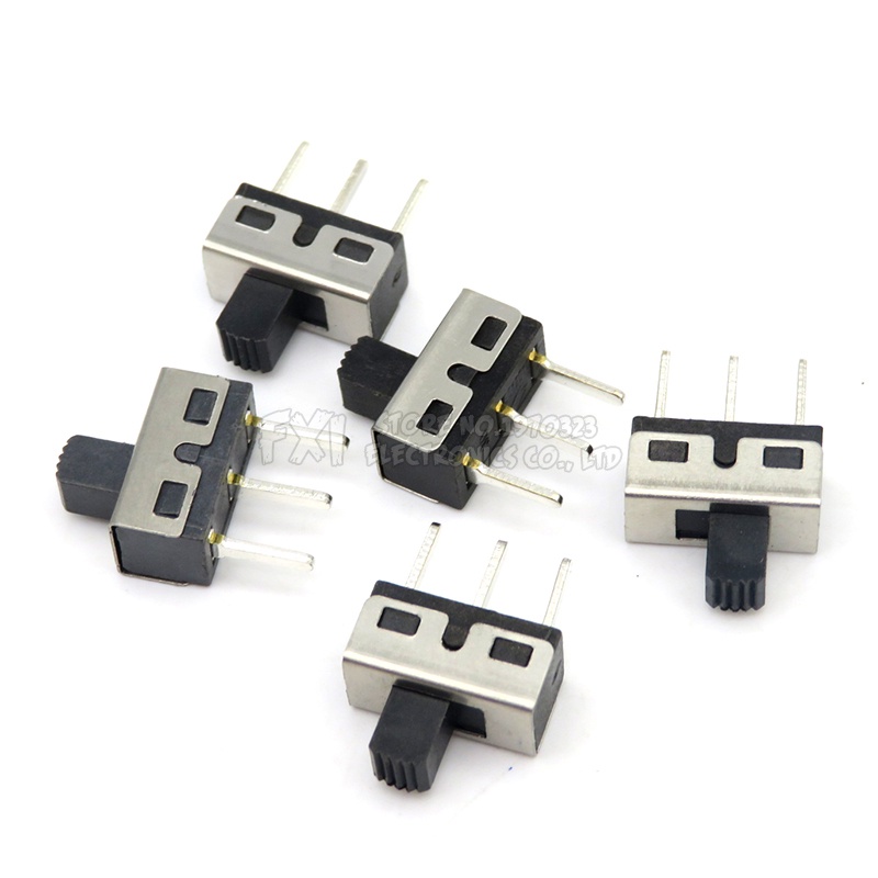 Set 10 Công Tắc Gạt SS12D10 SS12D11 3Pin 1P2T 5mm SS12D10G5 Ibuw Chuyên Dụng