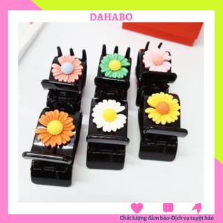 Kẹp tóc càng cua 3 răng hoa cúc loại 1 dành cho nữ DAHABOO KT10