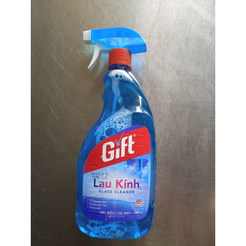 nước lau kính gift 580ml