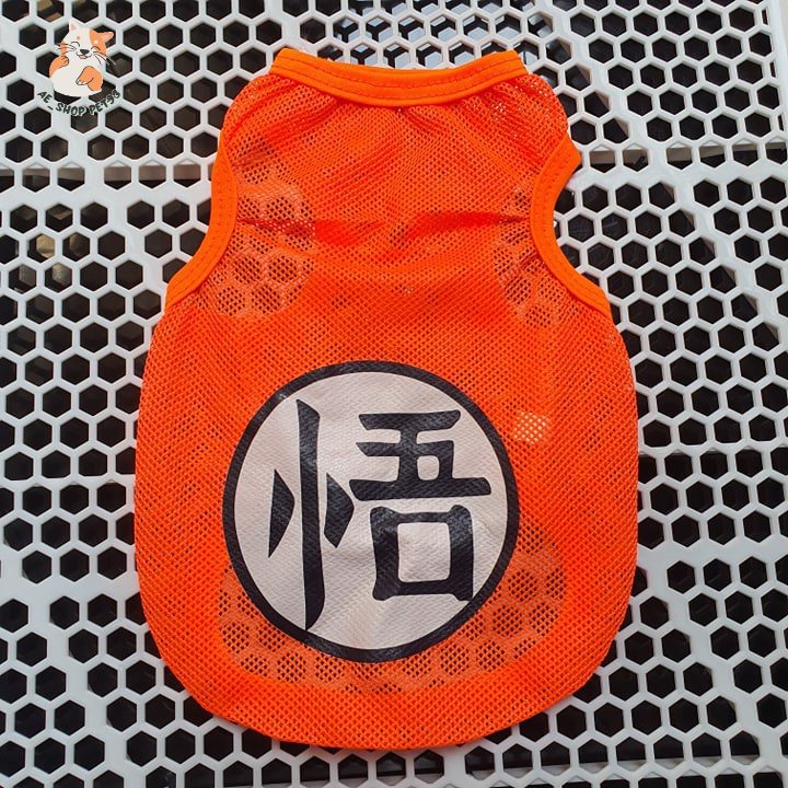 Áo ba lỗ lưới hoạt hình cho chó mèo thú cưng