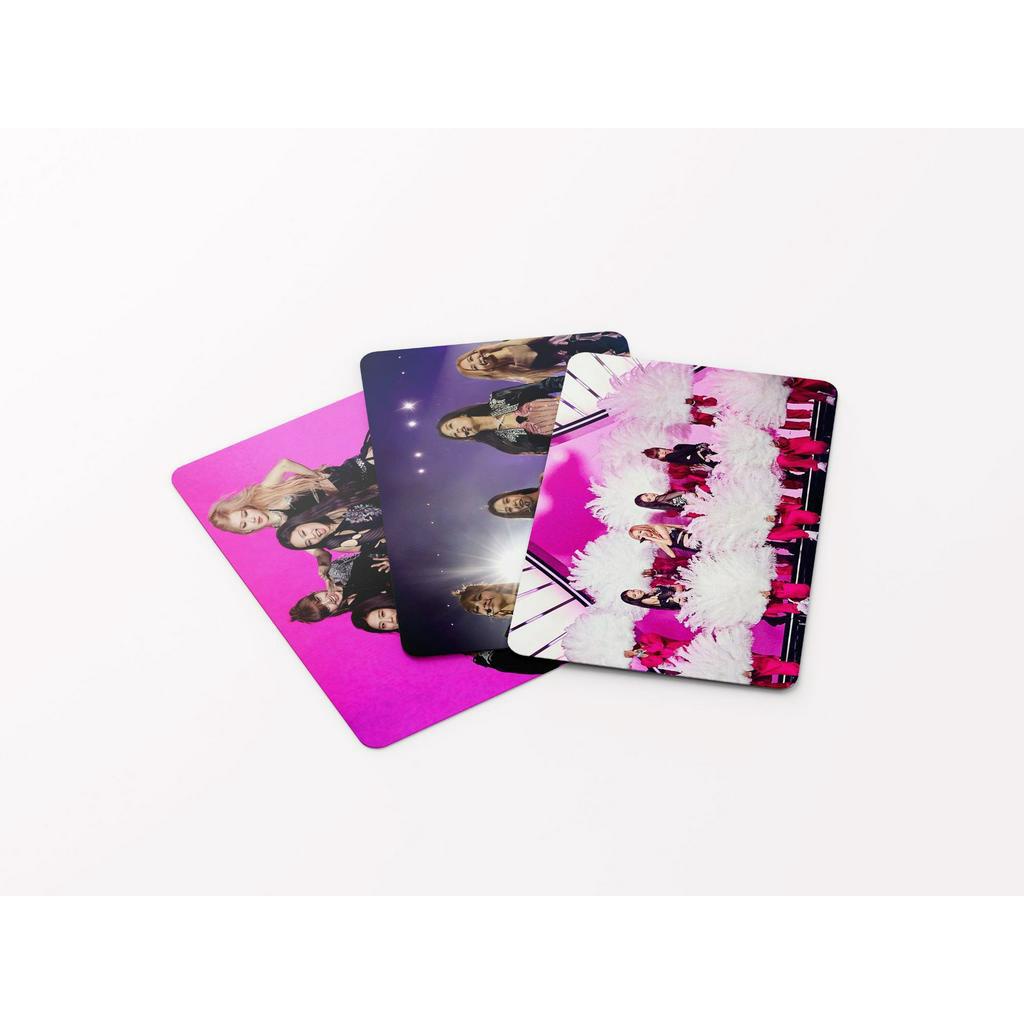 Thẻ Lomo card BlackPink bo góc COACHELLA Lông Vũ Album Thần Tượng Kpop